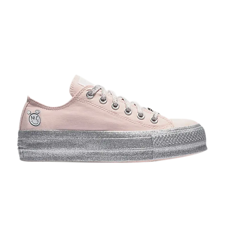 Кроссовки Converse Miley Cyrus x Wmns Chuck Taylor All Star Lift Ox 'Pink', розовый