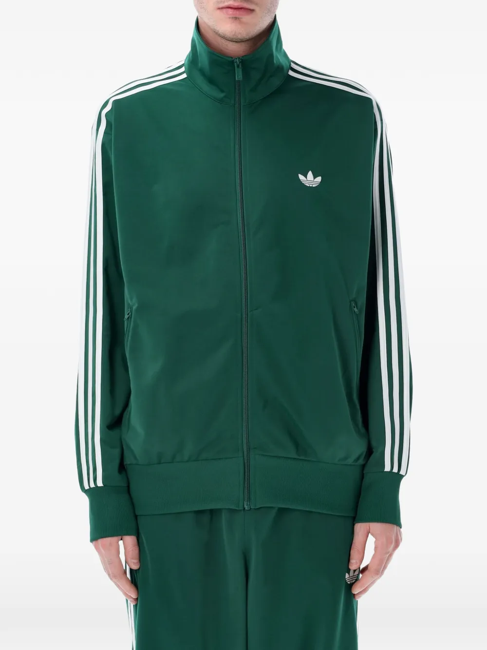 

Толстовка на молнии Firebird Adidas, зеленый