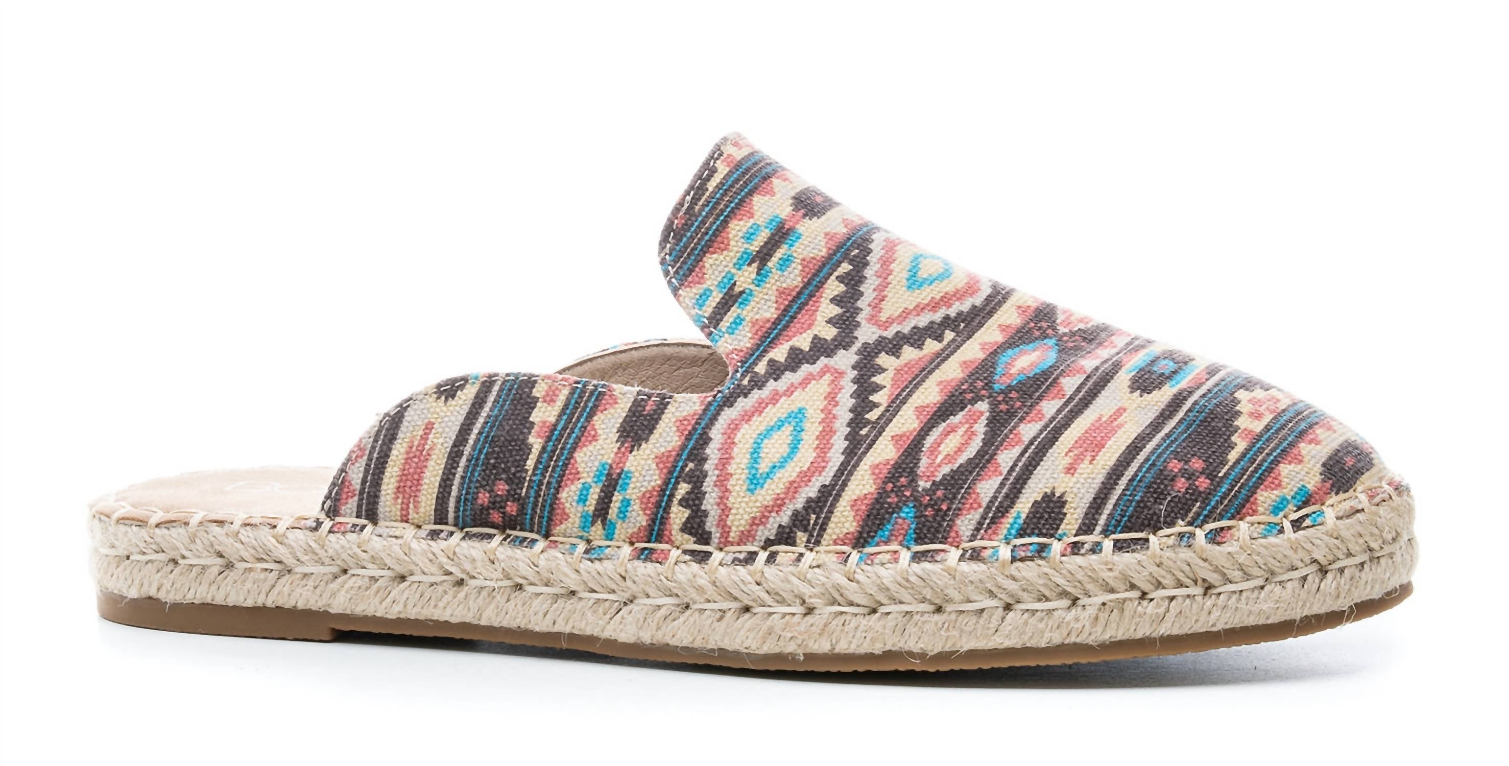 Женские туфли Taffy Slip On в цвете Aztec Pink Corkys Footwear