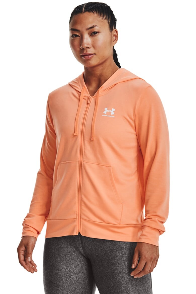 

Толстовка для фитнеса из лиоцелла Rival на молнии Under Armour, оранжевый