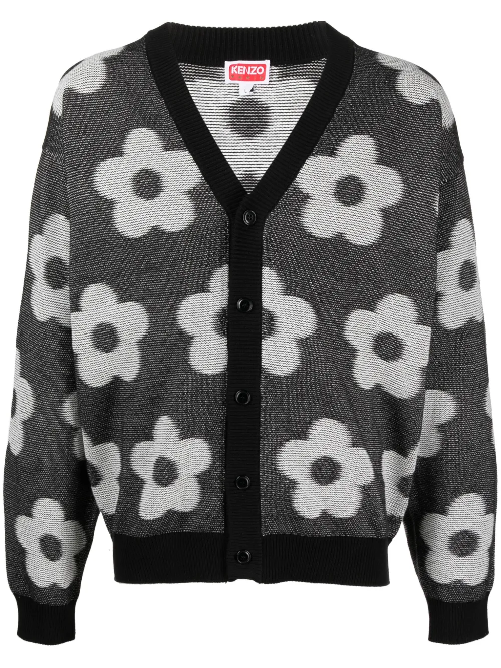 

Кардиган Boke Flower KENZO, черный