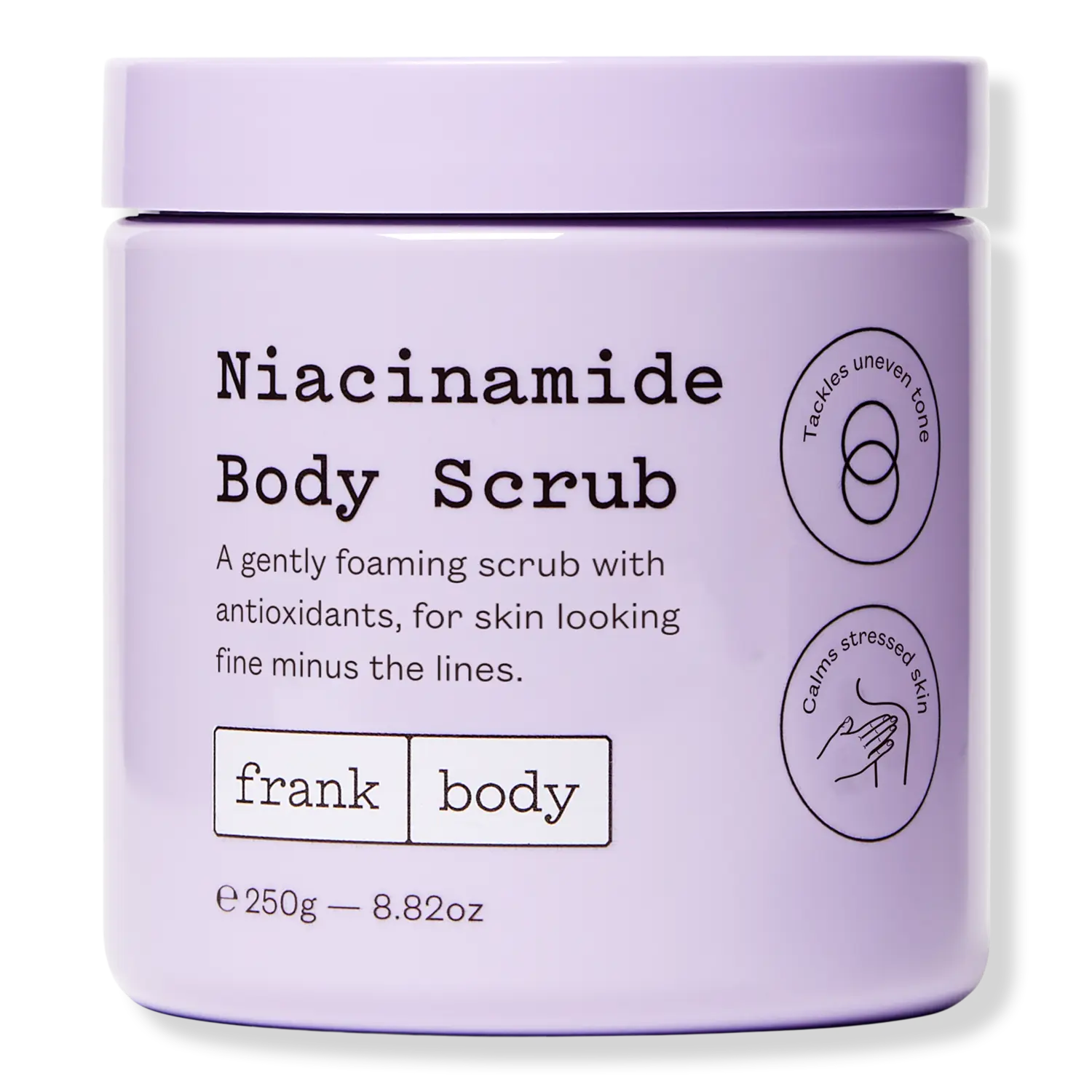 

Скраб для тела с ниацинамидом frank body, 8.82 oz