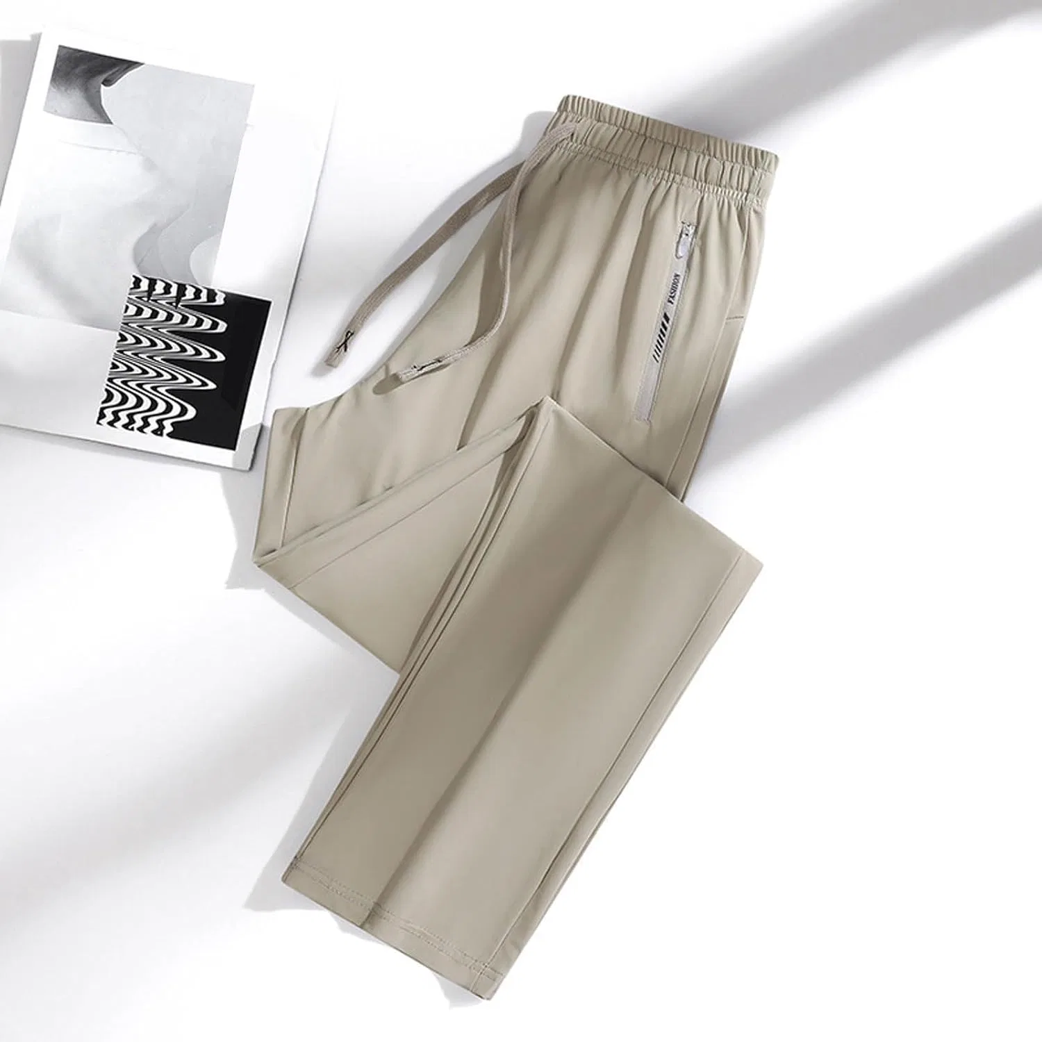 Женские спортивные брюки для активного отдыха, Iced Active Pants, Z1-khaki+army Green — фото 3