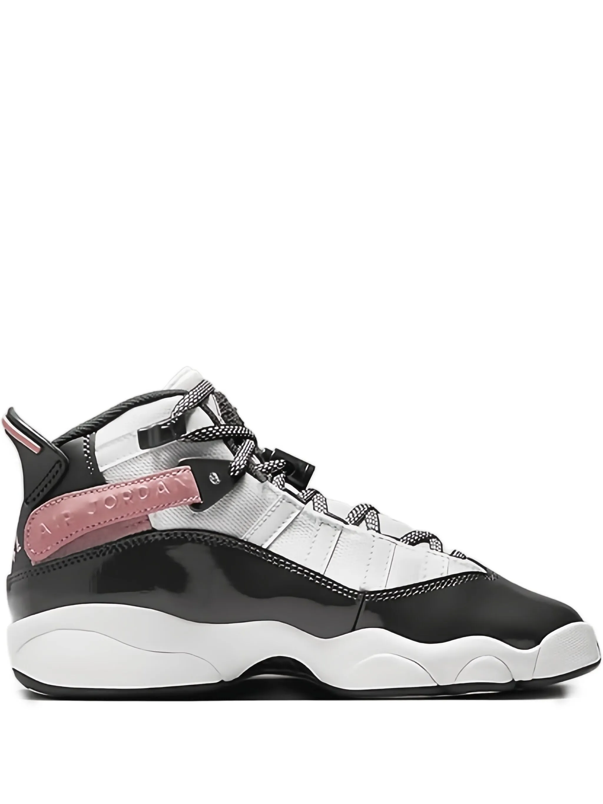 

Кроссовки Jordan 6 Rings GS White/Red Stardust/Vapor Green/Anthracite, белый