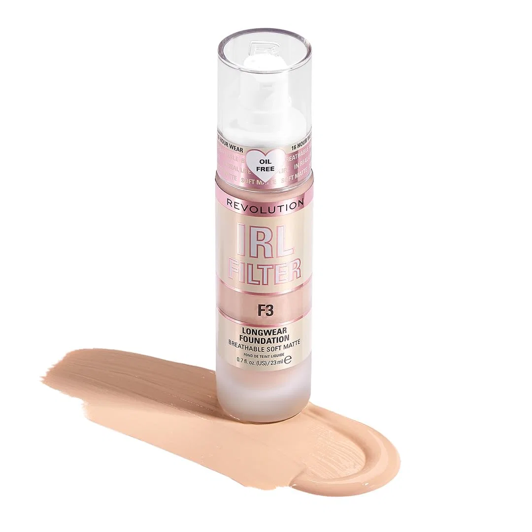 Тональный крем «IRL Filter» от Makeup Revolution Revolution Beauty London, F3