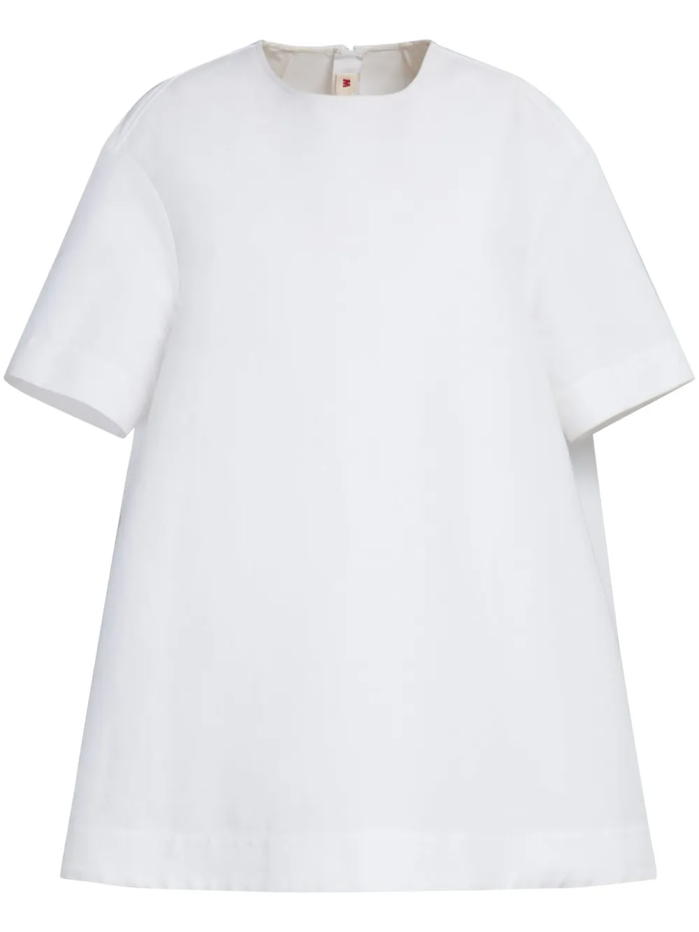

Платье мини с короткими рукавами Marni, белый