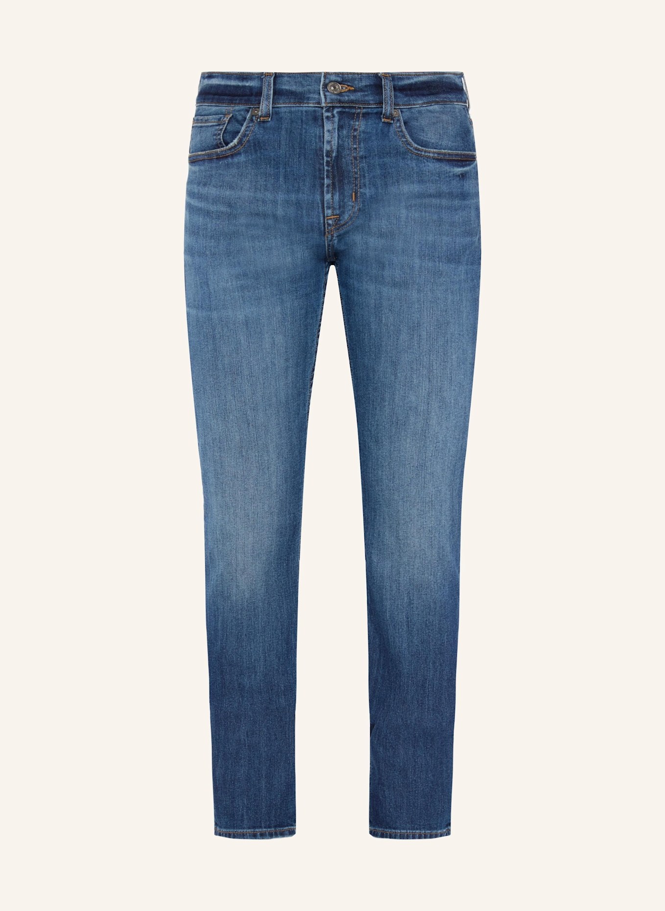 

Джинсы облегающие 7 For All Mankind, синий