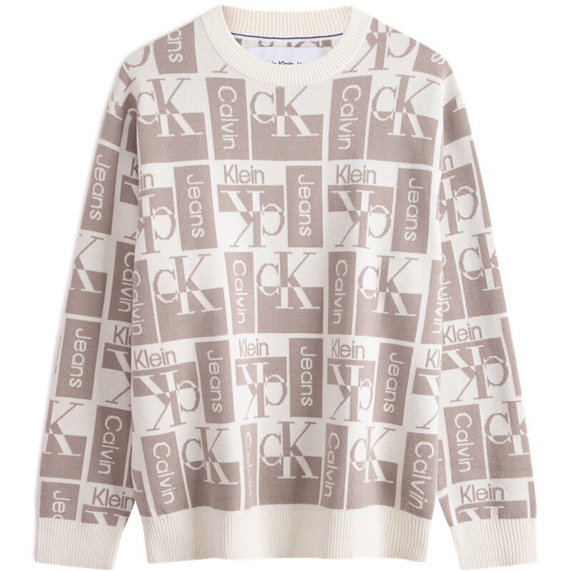 

Трикотаж мужской YBI - Белый/коричневый Calvin Klein, белый/коричневый