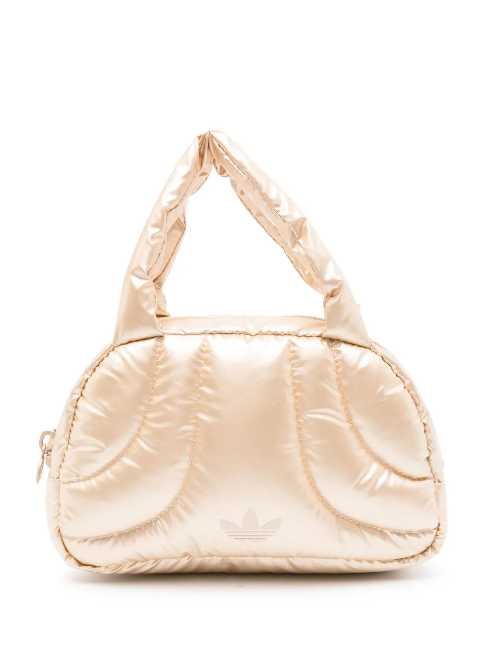 

Дутая сумка-тоут с логотипом Adidas, бежевый