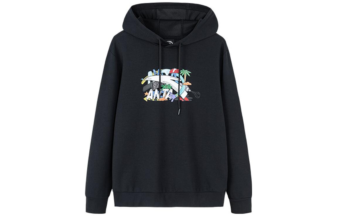 

Life Collection Толстовка унисекс черная Anta, черный