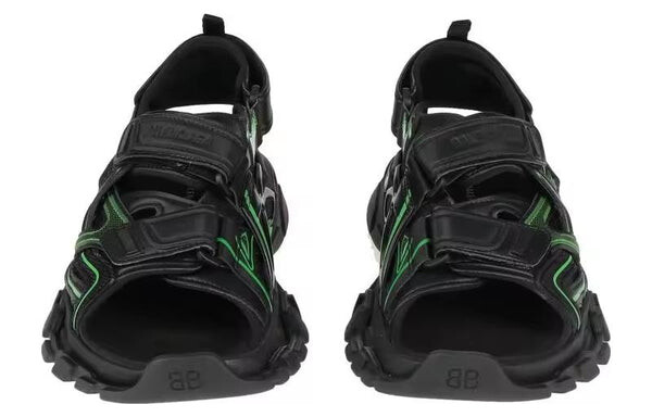 Сандалии track 2.0 sandals 'black green' Balenciaga, черный — фото 3