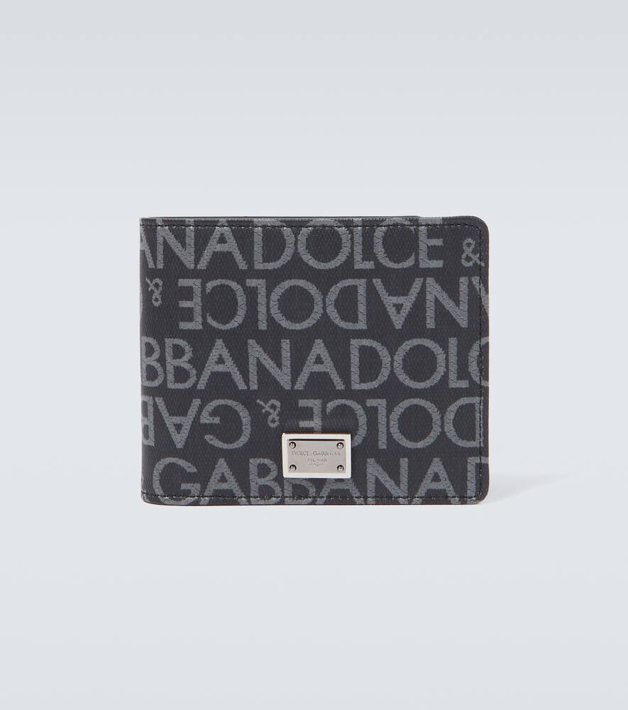 

Бумажник Bifold с логотипом Dolce&Gabbana, Nero/Grigio