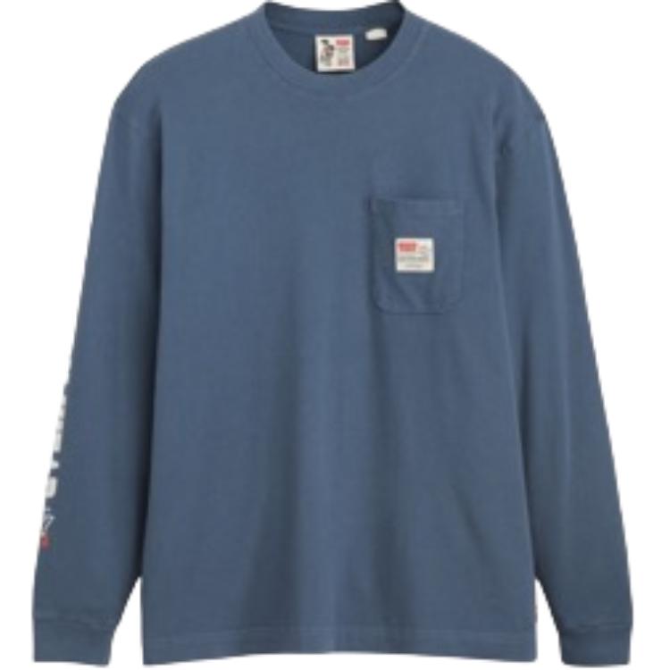 Футболка Levi's x WANJUZONGDONGYUAN,LIANMINGKUAN Toy Story, Collaboration FW25 мужская Levis, синий — фото 3