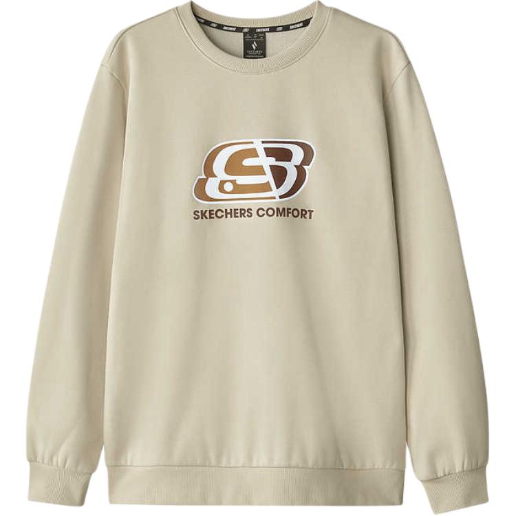 

Skechers Sports Life Collection Sweatshirt Unisex Light Brown, Коричневый, Skechers Sports Life Collection Sweatshirt Unisex Light Brown