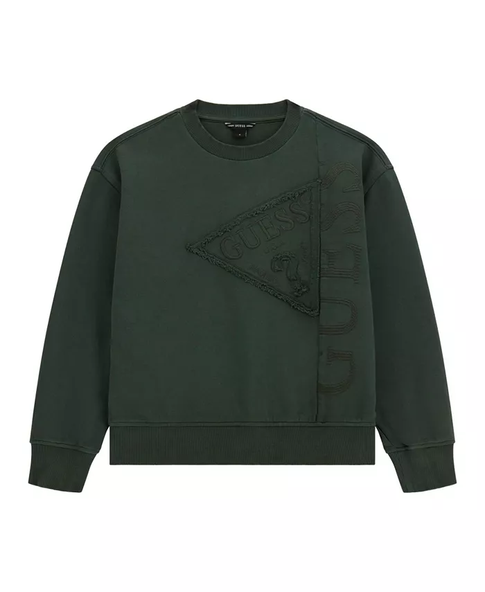 

Мальчики 8-18 лет толстовка с длинным рукавом Guess, зеленый