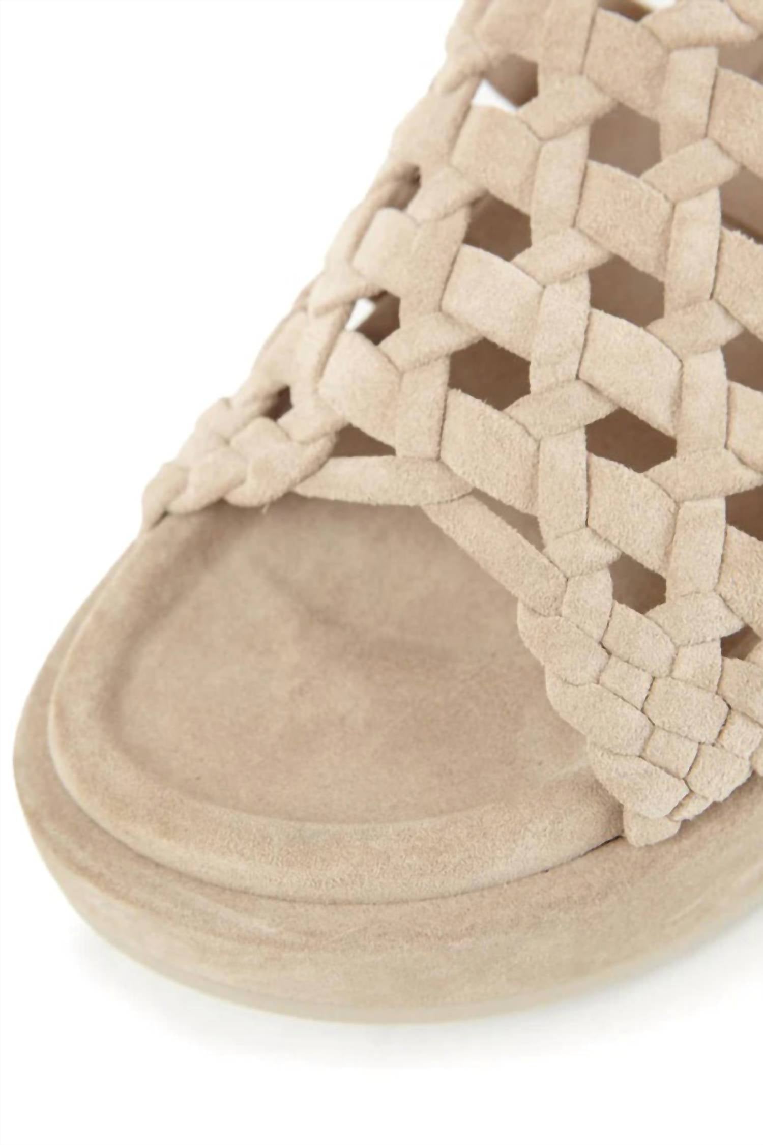 Women's Nadira Suede Flatform Slide In Corda Suede PALOMA BARCELO, Corda Suede — фото 4