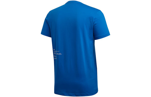 Футболка t-mac legacy basketball sports round neck short sleeve blue Adidas, синий — фото 2