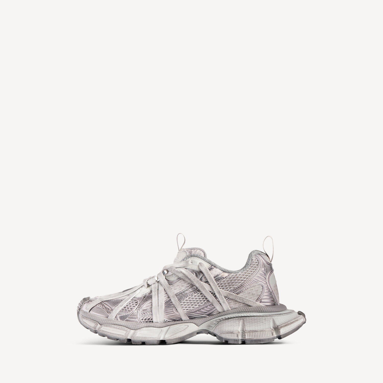 Мужские кроссовки 3xl extreme laces b в сером цвете BALENCIAGA, серый — фото 4