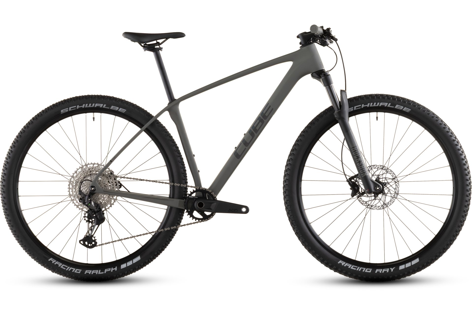 

Горный велосипед Cube Reaction c:62 one - 27,5 дюймов - diamant - 2026, grau | oldgrey´n´black