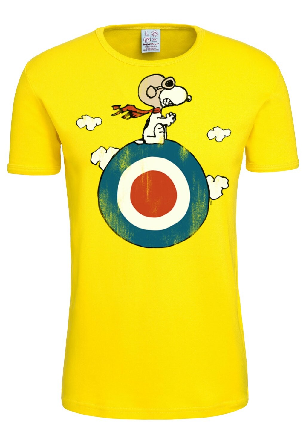 

Футболка с принтом PRINT PEANUTS SNOOPY LOGOSHIRT, цвет gelb
