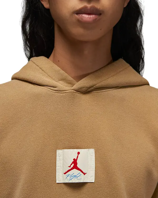 Толстовка Air Jordan x Two18 Logo 'Dark Driftwood Coconut Milk', цвет dark driftwood/coconut milk — фото 2