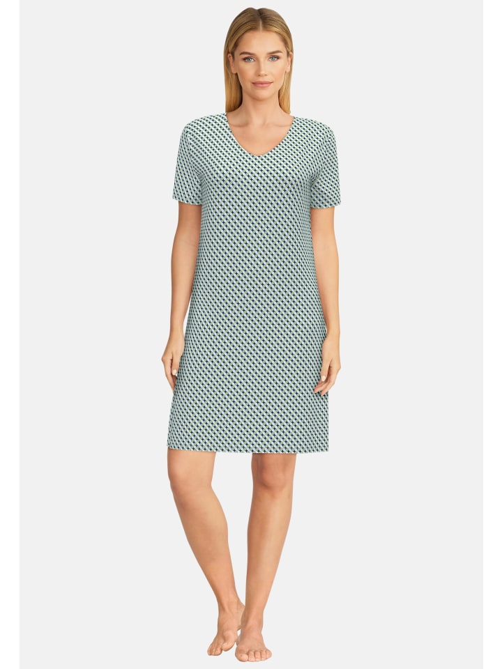 

Ночная рубашка Sligo в средне-зеленом цвете по всей поверхности Götzburg