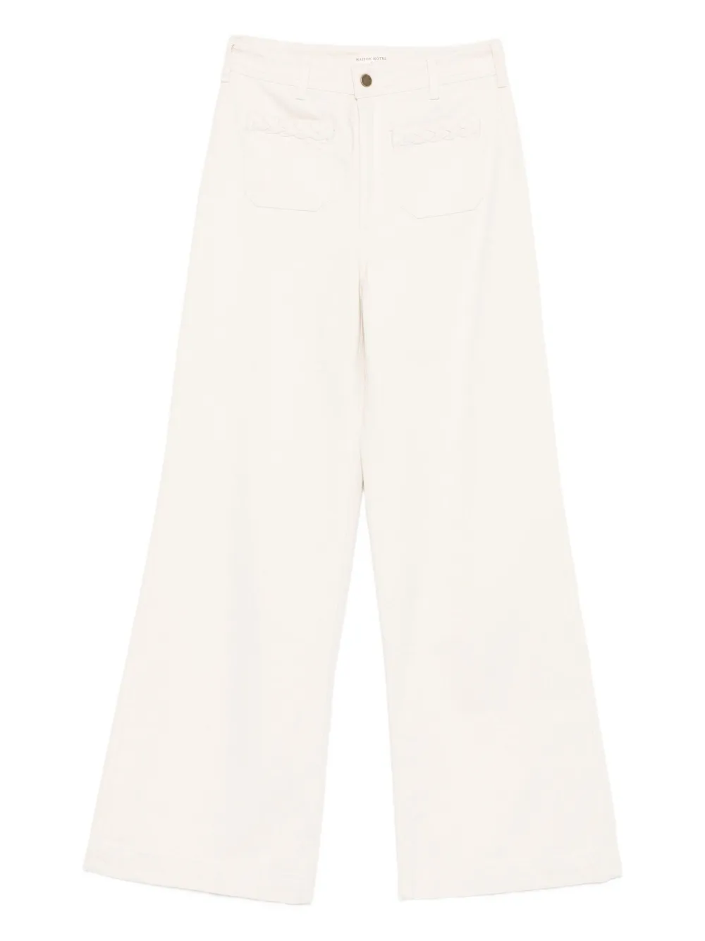 

Расклешенные брюки Hamlet Maison Hotel, белый