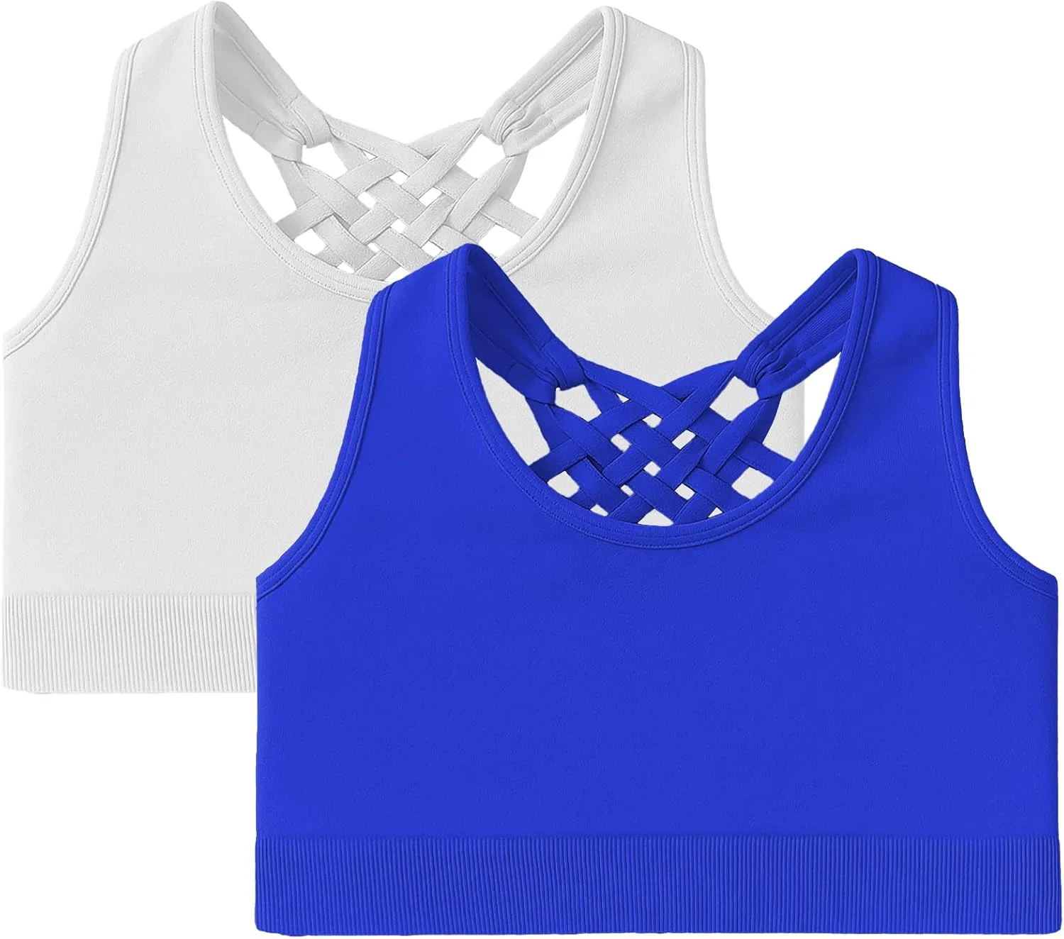 Спортивный топ Kurve на бретелях, комплект White/Cobalt
