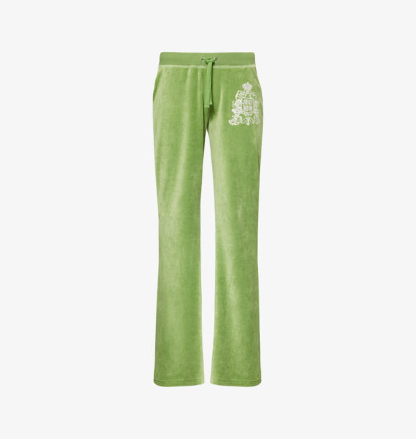 

Caisa Juicy Now прямые велюровые спортивные штаны Juicy Couture, зеленый