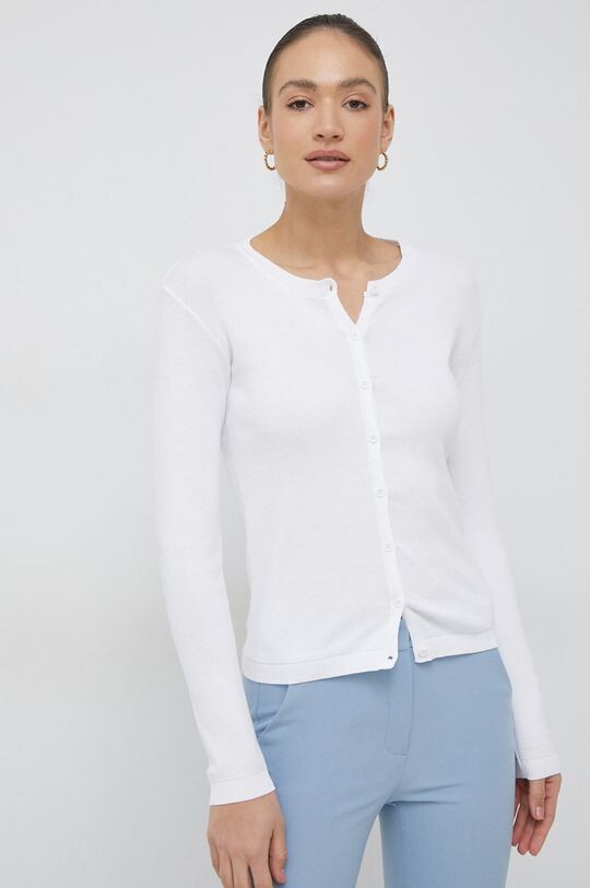 

Хлопковый кардиган United Colors of Benetton, белый