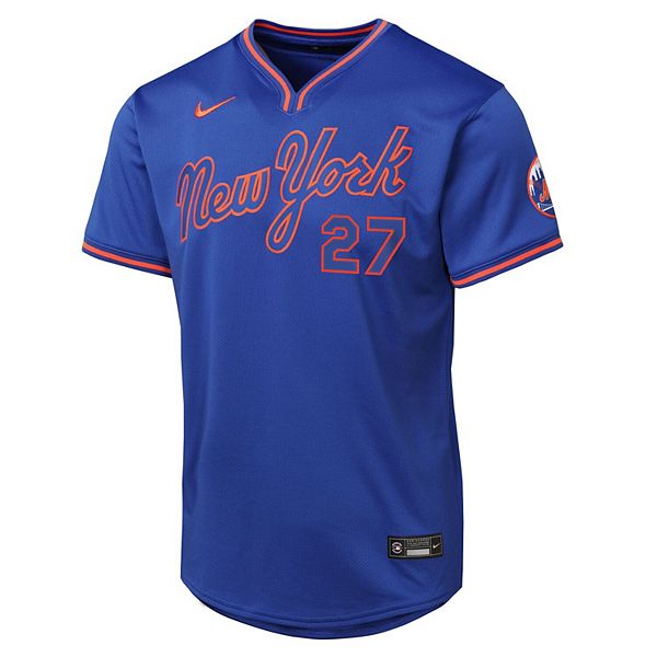 Футболка Youth Mark Vientos Royal New York Mets Alternate 2 Limited Nike — фото 3