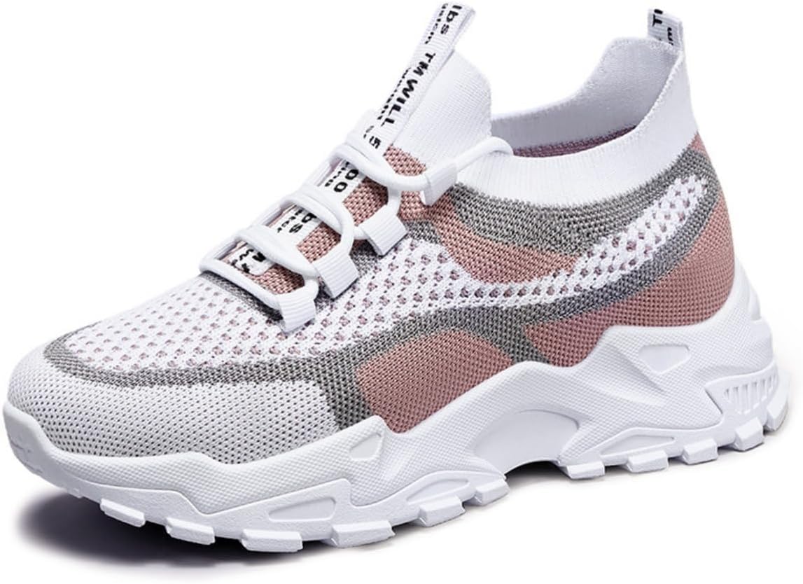 

Легкие дышащие спортивные кроссовки 2025 с амортизацией, Удобные и стильные, Идеальны для повседневной одежды и повседневного носки Krviuoe, розовый