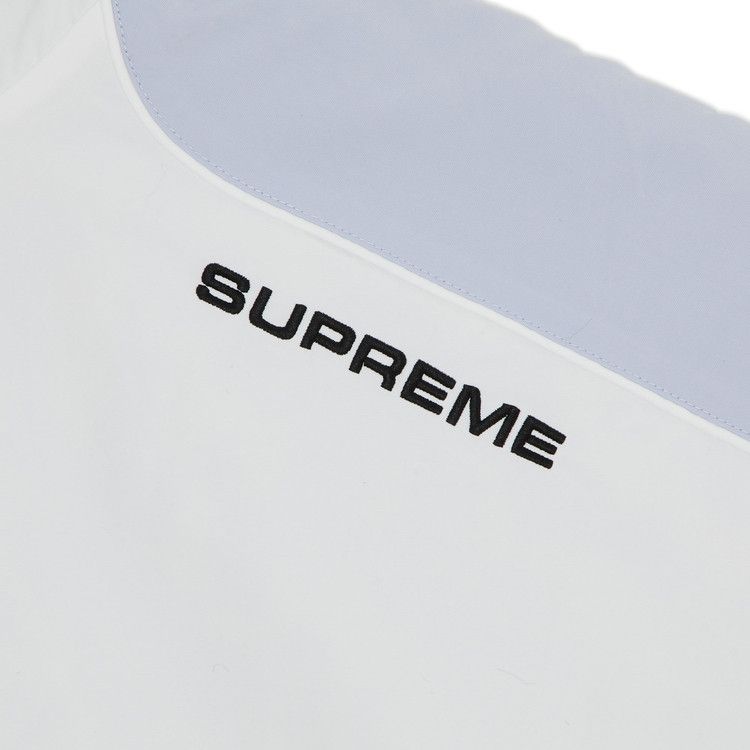 Спортивная куртка Supreme Faux Fur Reversible Hooded Track Jacket, White — фото 3