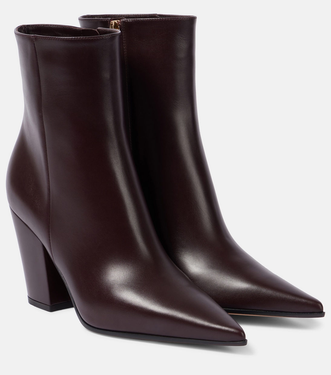 Ботильоны из кожи Keinna Gianvito Rossi, бордовый