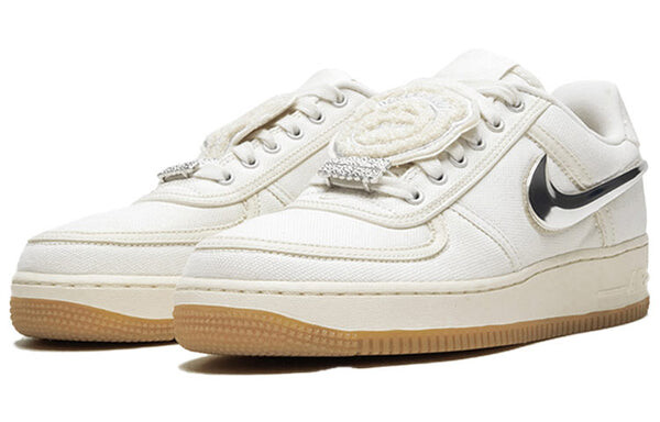 Кроссовки x travis scott air force 1 'sail' Nike, мультиколор — фото 3
