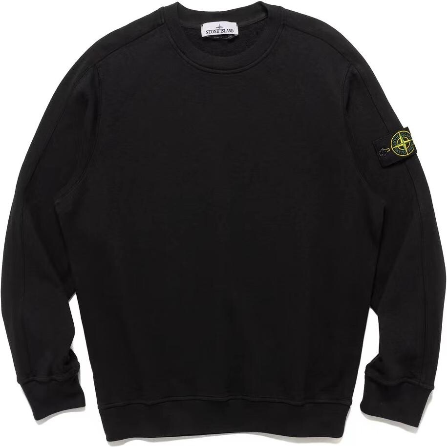 

Толстовка мужская Stone Island Logo Patch Sleeved, черный