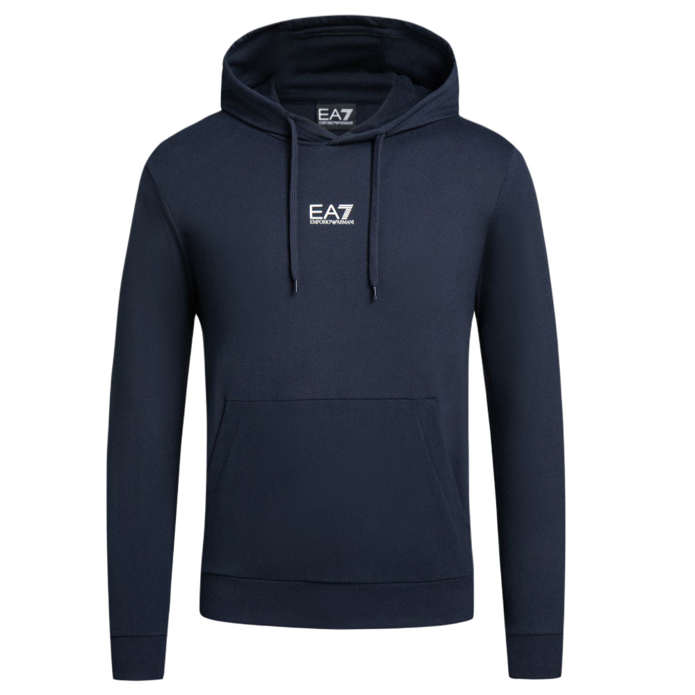 Толстовка Ea7 из стрейч-хлопка EMPORIO ARMANI, темно-синий — фото 3