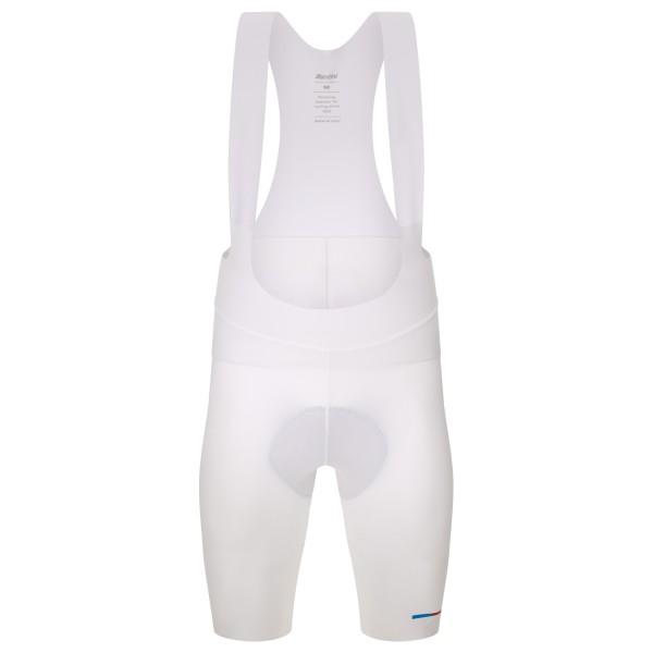 

Шорты-Комбинезоны чемпиона мира UCI mondo - велошорты Santini, Bianco