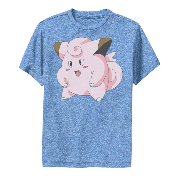 

Футболка для мальчика с веселым покемоном Clefairy Licensed Character, синий