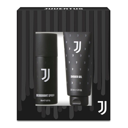 Подарочная коробка для мужчин Juventus Дезодорант 150 мл Пена для душа 200 мл Шарф Diamond International — фото 2