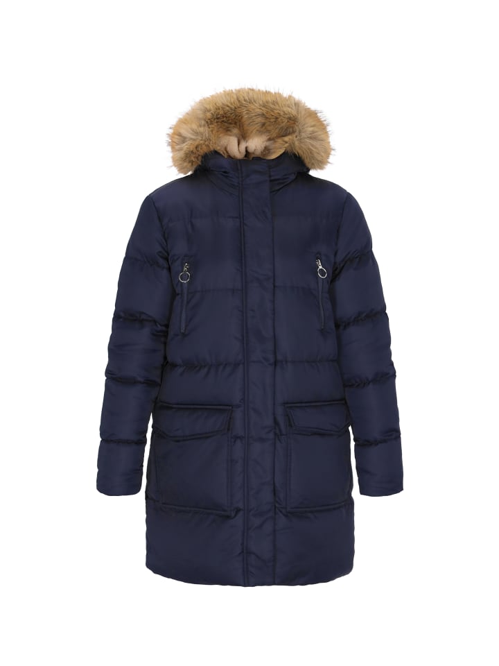 

MyMo Женская парка темно-синего цвета