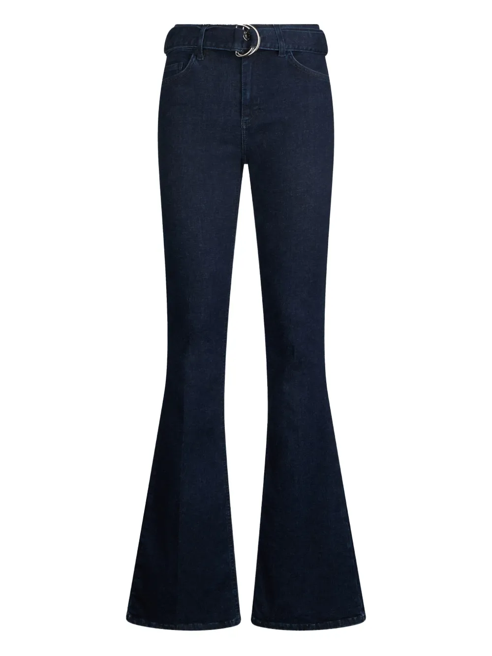 

Расклешенные джинсы с поясом Liu Jo, синий