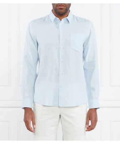 

Льняная рубашка Regular fit Vilebrequin, синий