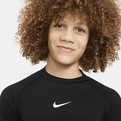 Топ Nike Pro, черный/белый — фото 3