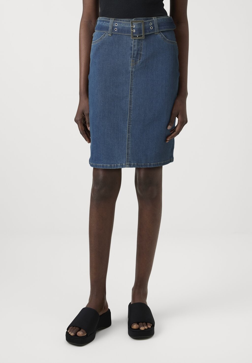 

Джинсовая юбка ONLWAUW NICKI BELT SKIRT ONLY, синие джинсы