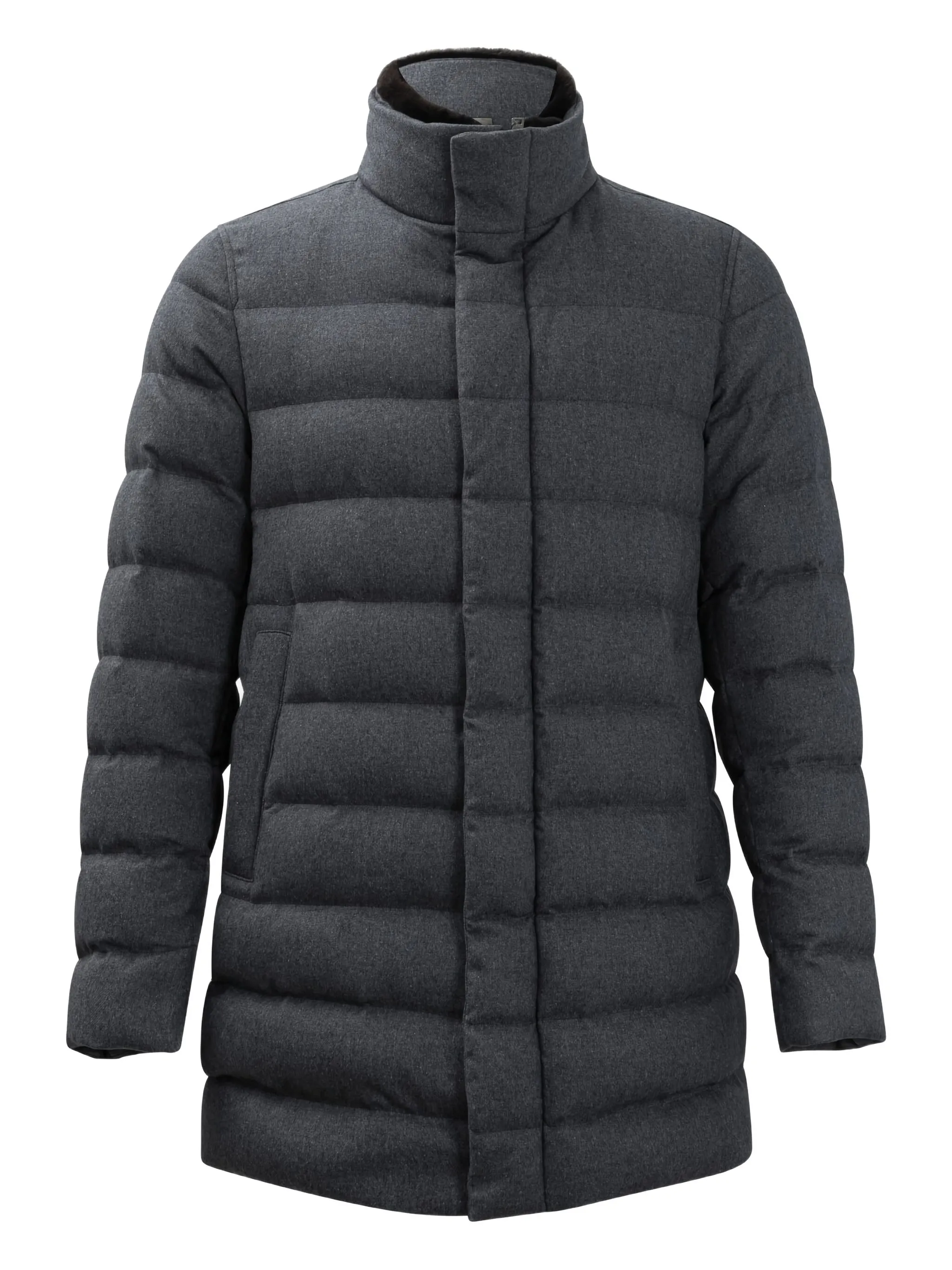 

Пальто с длинным рукавом Herno, серый