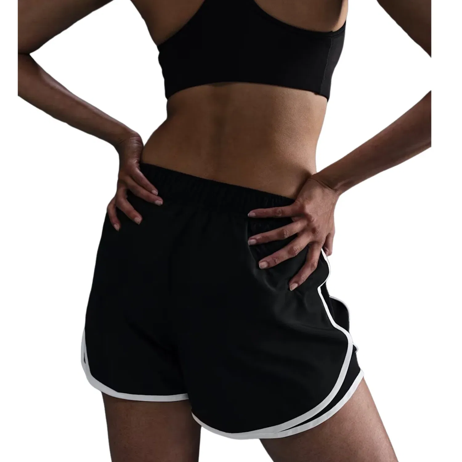 Шорты Nike Tempo Dri-FIT 'Черно-белые' HM6096-010 — фото 2