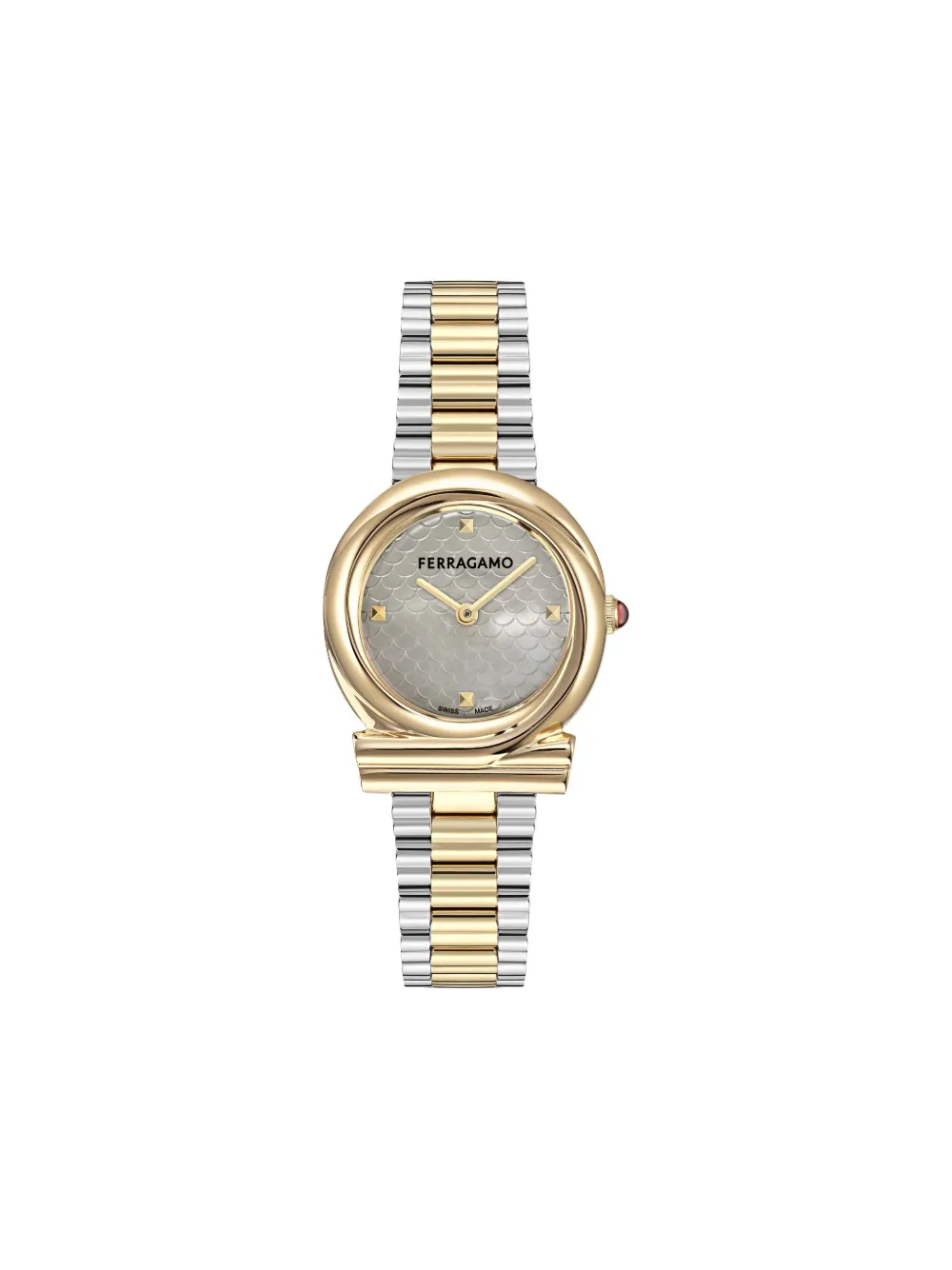 

Наручные часы Gancini Twisted 28 мм Ferragamo, серый