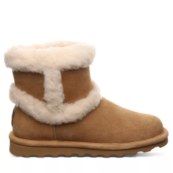 Женские зимние ботинки Kate на шнуровке утепленные комфортные Bearpaw, цвет iced coffee — фото 2
