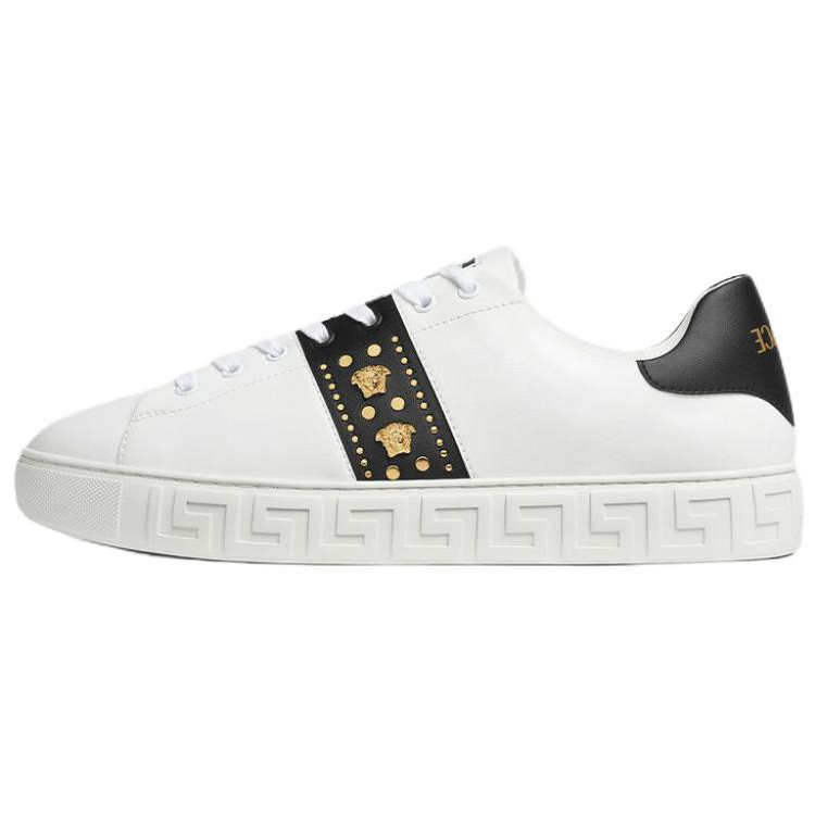 

VERSACE Кроссовки для скейтбординга FANSIZHE Greca Low Top, белые, мужские